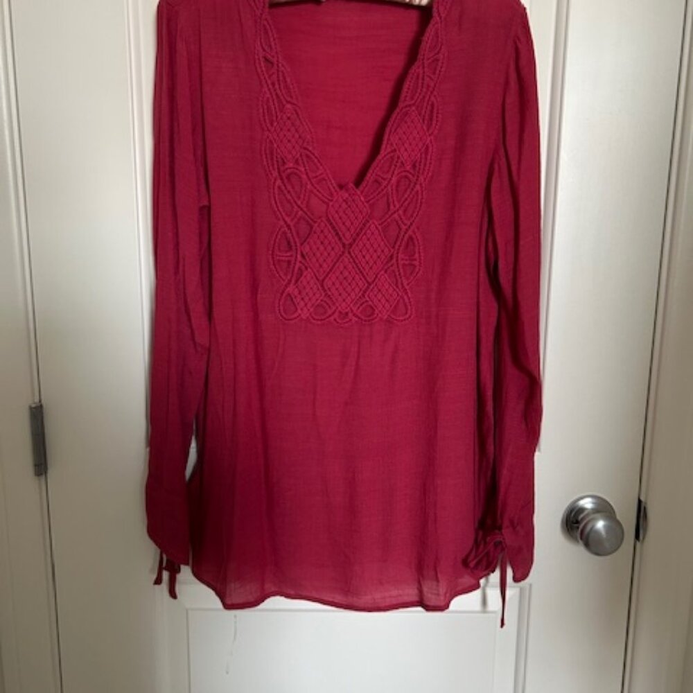 Dark Rose Top Size 8